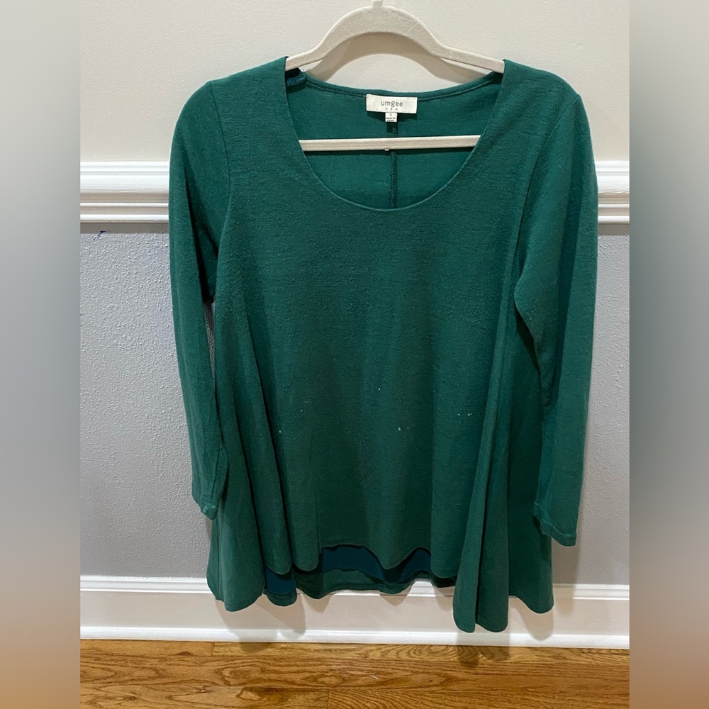 Umgee Green Long Sleeve Top